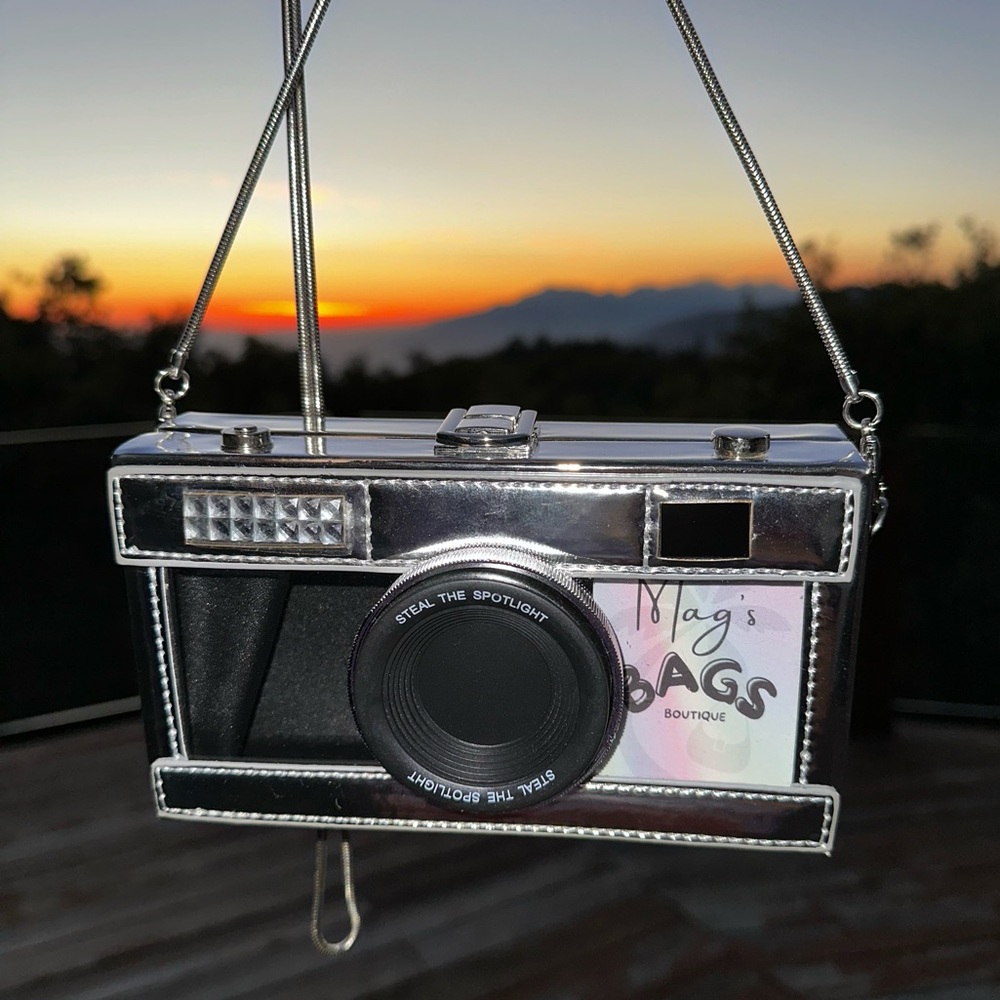 Camera Lens Reflective Crossbody Bag